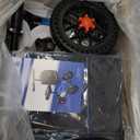 Knee Scooter, All Terrain Foldable Knee Scooter Walker, Disc Brake Knee Walker for Foot Injuries Compact Crutches Alternative (Blue)