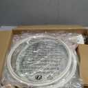 19 Pcs Pots and Pans Set Non Stick Ceramic Cookware Set with Removable Handles, Non Toxic Induction Kitchen Cookware Sets RV Cookware,Dishwasher/Oven Safe PFAS/PTFE/PFOA Free Cream White