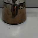 Stovetop Espresso Maker, 6Cup 10 oz Moka Pot, Stainless Steel Cuban and Italian Coffee Maker for Cafetera Cubana, Greca De Cafe Induction Stovetop Compatible, Coffee Gift for Home Travel (Silver)