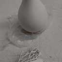 InnoGear Essential Oil Diffuser, 150ml Ceramic Diffuser Handcrafted Stone Aromatherapy Diffusers Ultrasonic Cool Mist Humidifier Vaporizer 2 Mist Modes Waterless for Home, White Vase-Shaped Ceramic