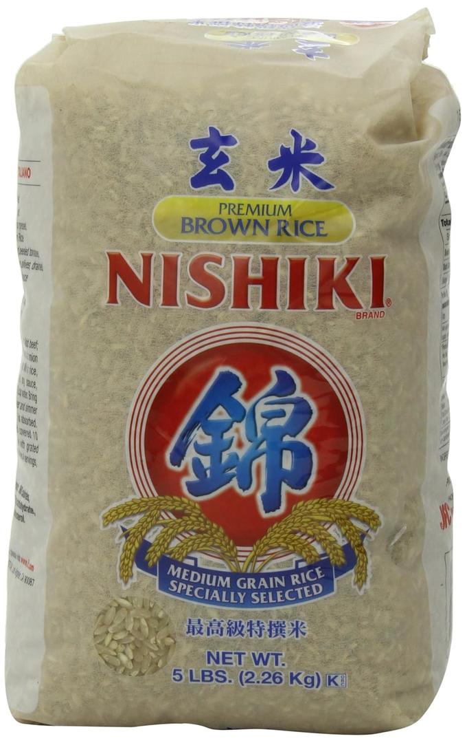 NISHIKI Premium Brown Rice, 5-Pound (EXP 11/07/25)