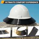 Hard Hat Visor Compatible with LANON Full Brim Hardhat ONLY, Hardhat Sun Shade with Sun Protection and Glare Reduction, Hard Hat Accessories for Men or Women Working Outside, Lightweight