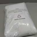 Table Skirts for Rectangle Tables 6ft - 2 Pack One-Piece White Tablecloths and Skirt, Wrinkle Resistant Ruffles Elastic Cover for Banquets, Weddings, Events, Parties (72" x 30" (Rectangular) 2Pack)