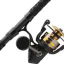 Penn Battle IV Spinning Reel and Fishing Rod Combo, 6000 Size Reel - 9' - Medium Heavy - 2pc