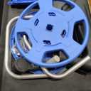 Garden Water Hose Reel Cart,Holds 50-60 Ft of 5/8 Inch Hose, Portable Hose Pipe Holder for Outside (Black)