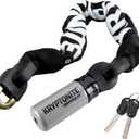 Kryptonite Kryptolok 955 Mini Bike Chain Lock, 1.8 Feet Long Heavy Duty Anti-Theft Sold Secure Gold Bicycle Chain Lock with Keys for Bike, Motorcycle, Scooter, Bicycle, Door, Gate, Fence