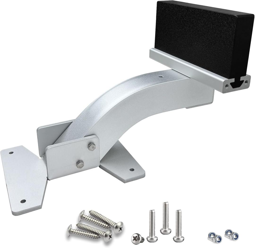 Aluminium Deck Mount Trolling Motor Bracket for Kayaks / Kayaks, Universal Transom Trolling Motor Mount Can Extend to Out of Kayaks, The Installation Plate can Rotate 90, 1 Pack