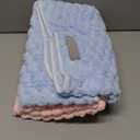 REDKISS 2 Pack Microfiber Hair Towels - Extra Large Hair Towel Wrap for Women, 24x42 inch Pink Hair Towels with Elastic Strap, Super Soft Blue Hair Drying Towels Curly Anti Frizz Turbans