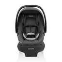 Evenflo LiteMax NXT Rear-Facing Lightweight Preemie and Infant Car Seat 3-30lbs. with SensorSafe. Easy Install with Base (Anchor Gray), EXP: 02/21/2035