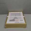 upsimples 11x14 Picture Frame Set of 5, Display Pictures 8x10 with Mat or 11x14 Without Mat, Wall Gallery Photo Frames, Gold