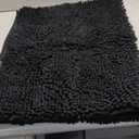 Smiry Luxury Chenille Bathroom Rugs 34x21, Extra Soft and Absorbent Shaggy Bath Mat, Machine Washable, Non-Slip Plush Carpet Runner for Tub, Shower, and Floor, Home Decor Accessories