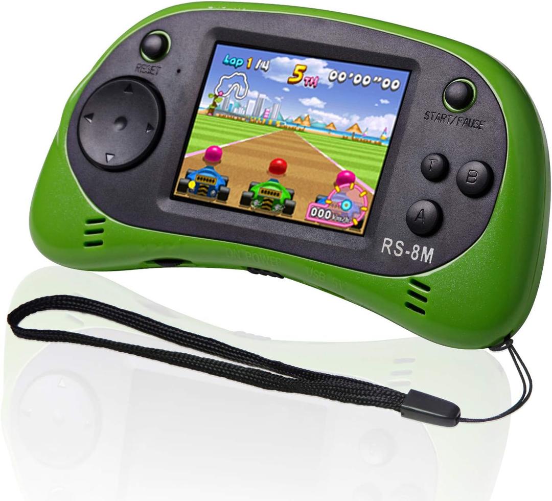 Kids Handheld Portable Video Game Player with 200 Games - 16 Bit 2.5 Inch Screen Mini Retro Electronic Machine for Boys Girls