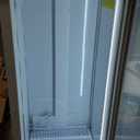 Velieta Commercial Beverage Refrigerator with Glass Door, 383L Display Fridge Beverage Cooler with Customizable Lightbox Adjustable Shelves, Drink Fridge Merchandiser for Restaurant Shop, White