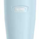 THERMOS ICON SERIES, Stainless Steel Cold Tumbler with Lid and Straw - 24 Ounce, Glacier - Vacuum Insulated Tumbler