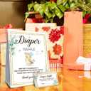 8 x Winnie Baby Shower Decorations-Baby Shower Games-Baby Shwoer Party Decor-Diaper Raffle-Baby Shower Table Sign Centerpieces-Baby Shower Games Pooh Birthday Supplies Party Decorations