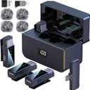 4 Wireless Lavalier Microphone for iPhone Android Phone PC, Pro Lapel Mic System with USB-C/Lightning, 48KHz 24Bit, 30H Battery, Noise Cancelling, Reverb for Video Recording Podcast Stream Vlog