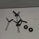 4 Pack Baby Gate Banister Adapter Y-Spindle Rods M8(8mm) for Pressure Mounted Baby and Pet Safety Stair Gates with Extra Long Wall Mounting Screws Rod Bolts