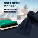 Toddler Scarf Warm Knit Kids Neck Warmer Soft Stretch Baby Winter Scarves for Boys Girls