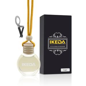 Ikeda Car Air Freshener: Hanging Car Smell Air Freshener | 10ml Hanging Car Perfume | Long Lasting Fragrance | Strong Scents Diffuser for Auto Home (Forget)