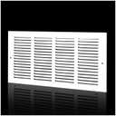 16x8 Return Air Grille for 16"W x 8"H Duct Opening,Return Air Vent Cover | Steel Wall AC HVAC Air Vent Cover Grill HVAC Cold Air Intake Grille Without Filter House,Outer Dim:17.75"W X 9.75"H