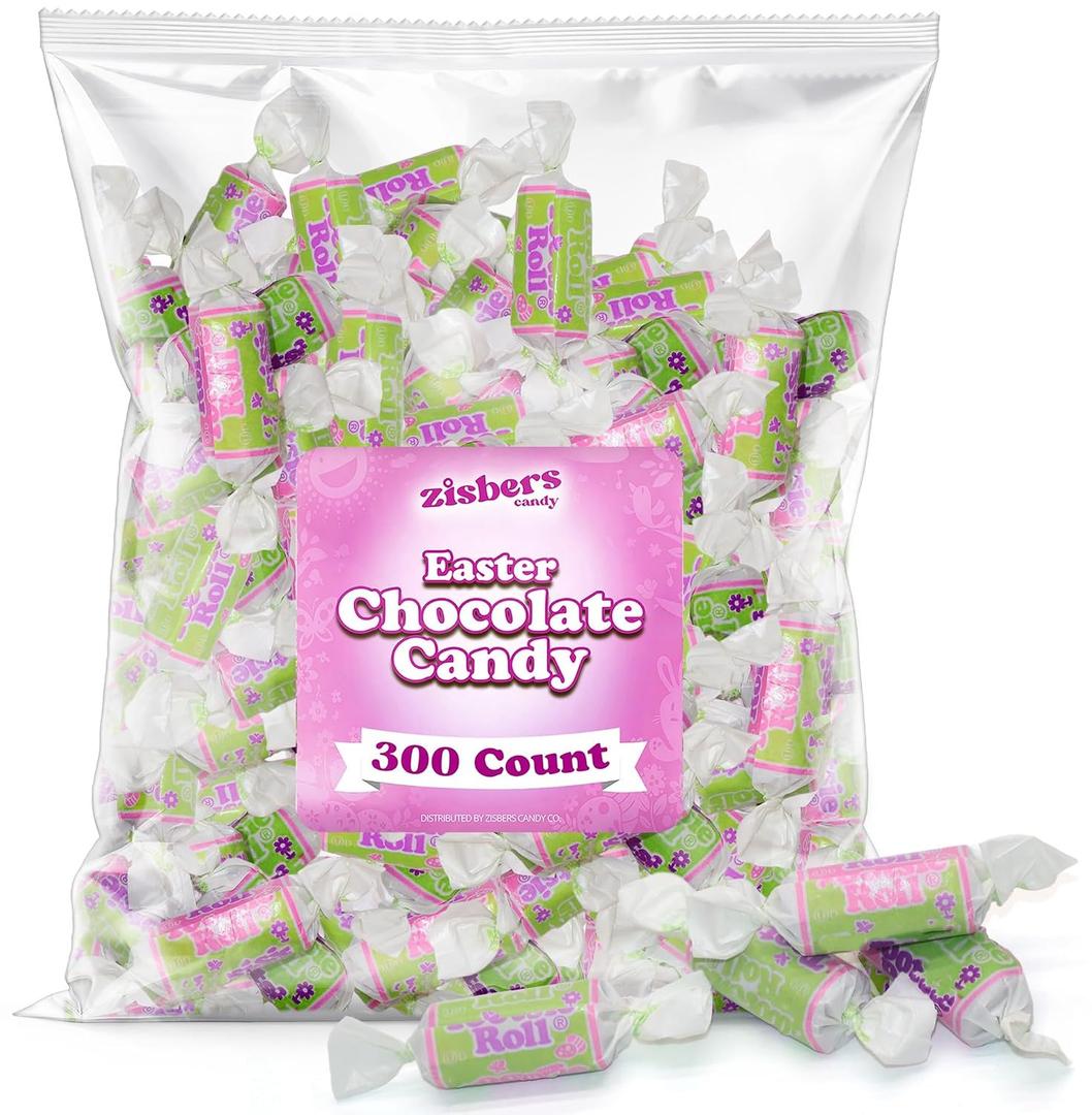 Chewy Chocolate Candy - Individually Wrapped Spring Taffy Candy (36 oz) (EXP 11/01/26)