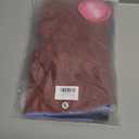 YNNTHY 3 Piece Gym Shorts Women High Waisted Scrunch Butt Workout Shorts Seamless Yoga Biker Shorts (Large, Navy/Brick Red/Violet)