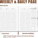 3 x Heture Academic Planner 2025-2026 , Monthly and Weekly Calendar Planner, Jul 2025 - Jun 2026 Planner For Women & Men, A5 (6.5" x 8.5"), Teacher Student Planning Book with Tabs, Ideal for Office School - (Brown 1 Pack