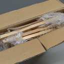 Bread Box for Kitchen Countertop, Large Bread Container Storage, Wooden Farmhouse Bread Box with Window Bread Holder (Natural Bamboo)