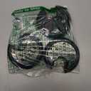 3 Pack Outdoor Combo Lock for Storage Unit 4-Digit Disc Combination Lock Outdoor 4 Digit Disc Padlock with Hardened Steel Shackle for Storage Unit, Gate, Fence, Trailer(3/8-Inch Shackle, Black)