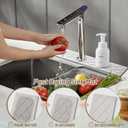 Faucet Mat for Kitchen Sink - 23.6" Diatomite Fast Stone Drying Mat for Kitchen Counter Tray Absorbent Mat Splash Guard for Bathroom Counter Kitchen Sink Accessories (Light Gray)