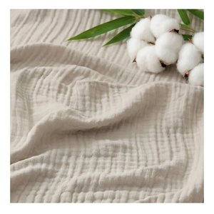 Bedsure Cooling Muslin Blanket King Size for Bed, Summer Gauze Blanket for Adults, 55% Rayon Derived from Bamboo & 45% Cotton, Breathable Lightweight Soft for Hot Sleepers, Linen Beige, 104x90 Inches