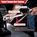 VANPO Digital Torque Wrench 1/2 Inch Drive, 12.5-250.8 ft-lb for Automotive | Electronic Torque Wrench with LCD Display, Audible & Vibration Alert, for Wheel Lug Nuts, Brake & Suspension, 2% Accuracy