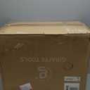 Giraffe Tools Heavy Duty Retractable Garden Hose Reel 1/2 130 FT, Wall Mounted with 9 Pattern Nozzle & Detachable Leader Hose, 180° Swivel Bracket, Any Length Lock, Commercial Grade (Light Grey)