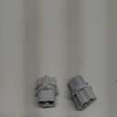 2PCS Car Tail Light Socket, OEM 33515S50003 Tail Light Wiring Harness Rear Turn Signal Brake Lights Plug Holder for Honda Civic 99-15, for Accord 98-15, for Acura CL RL TSX T20W 09-13 (Gray)