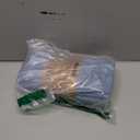 Solid Color Polyester Linen Blended Thin Dinner Cloth Napkins - Set of 12 (40 x 40 cm) - for Events & Home Use (Airy Blue)