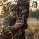 Moultrie Edge 3 PRO Cellular Trail Camera - 50MP Image Sensor - 1440p QHD Video with Audio - AI Buck Detection - GPS - 0.3s Trigger - No-Glow Flash