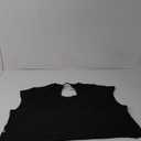 SENSERISE Womens Open Back Workout Tops Backless Short Sleeve Athletic Shirt Running Crop Top Gym Yoga Tee (X-Large, Black)