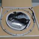 4PCS 17" Super Bright Double Row White Wheel Lights Rim Lights with Remote Control for Truck SUV Car Easy Install Unique Style
