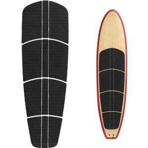 Abahub 12 Piece Surf SUP Deck Traction Pad Premium EVA with Tail Kicker 3M Adhesive for Paddleboard Longboard Surfboard Black/Blue/Gray/Navy Blue/Orange/White