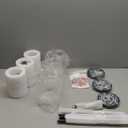 Black Brass Pendant Lights Kitchen Island - Clear Glass Pendant Light Fixture Multiple Stems Rods 3 Units 12 Inch 3 Units 4 Inch (3 Pack Black Brass Downrod)