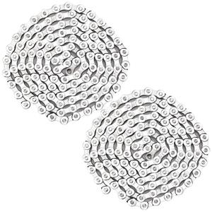 2 Sets 6/7/8 Speed Bike Chain, Bike Chain for Road Mountain Racing Cycling