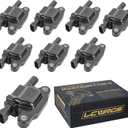 Set of of 8 Square Ignition Coil Pack Fits for 5.3 V8 2007 2008 2009 2010 2011 Chevy Silverado 1500 Avalanche Tahoe Suburban GMC Yukon Sierra Coils 5.3L Replaces# UF413 12570616