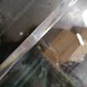 MyGift Premium 15mm Clear Acrylic Entryway Console Table with Bottom Display Shelf, 2 Tier Living Room Sofa Back Storage Shelves Modern Luxury Home Decor