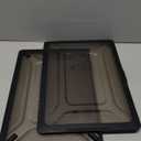 MOSISO Compatible with MacBook Air 15 inch Case 2025 2024 2023 M4 A3241 M3 A3114 M2 A2941, Honeycomb Shockproof Heavy Duty TPU Bumper Plastic Hard Case with Fold Kickstand&Keyboard Cover, Black