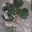 DAZONGE St. Patrick's Day Decorations, St Patricks Day Shamrock Wreath, Lucky Green St. Patrick's Day Door Swag for Fireplace Mantel Walls