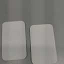 2 Pack Diatomite Soap Dish, Absorbent Soap Bar Holder Pad for Bathroom, Self-Dry Soap Saver Container (White)