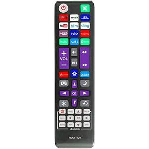 New Universal Remote for Roku TV (JVC/RCA/Philips/Element/LG/TCL and More), Box/Player/Express, Bose Wave I/II/III/IV and Apple 1/2/3 Generations [NOT for Roku Stick]