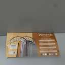 Legging Organizer for Closet, Metal Yoga Pants Hangers 2 Pack w/10 Clips Holds 20 Leggings, Space Saving Hanging Closet Organizer w/Rubber Coated Closet Organizers and Storage, Black