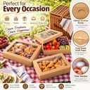 Feifeiya 20 Pcs Halloween Charcuterie Treat Boxes 14 x 10 x 3 in with Liner, 14.17 x 9.84 x 3.15 Inch