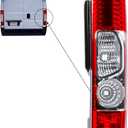 SAILIN Replacement Passenger Right Side Tail Light Rear Lamp Without Circuit Fit Ram Promaster 1500, 2500, 3500 from 2010-2022